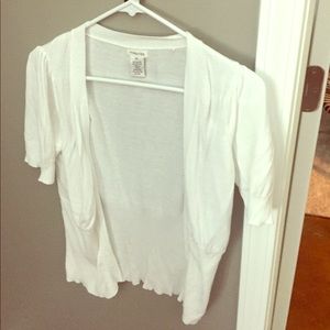 Maurice’s White Cardigan